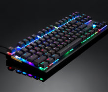 Carregar imagem no visualizador da galeria, Teclado mecânico 87 teclas com fio rgb luz de fundo