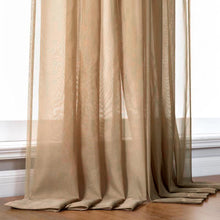 Carregar imagem no visualizador da galeria, Cortinas transparentes de tule branco