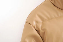 Carregar imagem no visualizador da galeria, Parkas curtas femininas, moda, jaqueta elegante, roupas com zíper