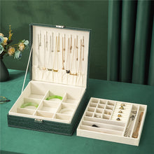 Carregar imagem no visualizador da galeria, Caixa Organizadora de Jóias Grande Armazenamento Com Fechadura