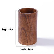 Carregar imagem no visualizador da galeria, 7 pçs/conjunto Teca Madeira Natural Utensílios de Mesa Colher Concha Turner Arroz Escorredor Sopa