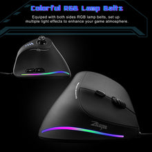 Carregar imagem no visualizador da galeria, Mouse ZELOTES Vertical Gaming Wired RGB
