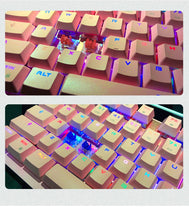 Carregar imagem no visualizador da galeria, Teclado mecânico 87 teclas com fio rgb luz de fundo