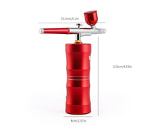 Carregar imagem no visualizador da galeria, Mini kit de compressor de ar de 0,3 mm aerógrafo para arte