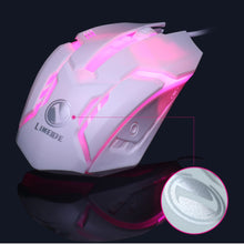 Carregar imagem no visualizador da galeria, Teclado e mouse para jogos com fio USB PC arco-íris colorido