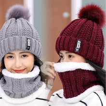 Carregar imagem no visualizador da galeria, Gorros de tricô de inverno grossos e quentes