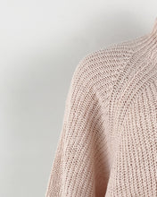 Carregar imagem no visualizador da galeria, Vestido de malha de gola rulê outono manga longa