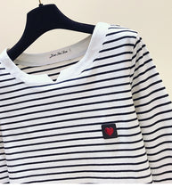 Carregar imagem no visualizador da galeria, Camiseta feminina casual manga comprida