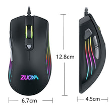 Carregar imagem no visualizador da galeria, Mouse Óptico Gamer com fio RGB