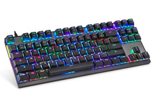 Carregar imagem no visualizador da galeria, Teclado mecânico 87 teclas com fio rgb luz de fundo