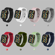Carregar imagem no visualizador da galeria, LED Relógio de Pulso - Pulseira de Silicone