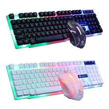 Carregar imagem no visualizador da galeria, Teclado e mouse para jogos com fio USB PC arco-íris colorido