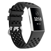 Carregar imagem no visualizador da galeria, Para Fitbit Charge 3 frontier/clássico Alça de banda pulso de silicone macio pulseira de substituição
