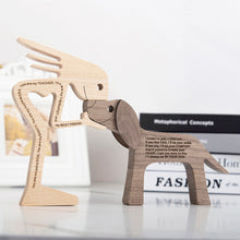 Carregar imagem no visualizador da galeria, Estatueta Madeira Artesanato