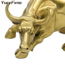 Carregar imagem no visualizador da galeria, Estatueta Golden Wall Street Bull
