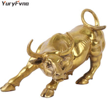 Carregar imagem no visualizador da galeria, Estatueta Golden Wall Street Bull