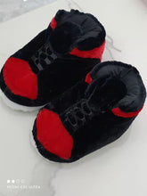 Carregar imagem no visualizador da galeria, Chinelos unissex para inverno quente para casa feminino/masculino Tamanho único Sapatos de algodão