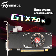 Carregar imagem no visualizador da galeria, Gtx 750 4GB 128Bit GDDR5 Graphics Cards GTX 750 4g for nVIDIA Geforce