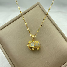 Carregar imagem no visualizador da galeria, Colar para mulheres Jóias com pingente de zircão Colar de aço inoxidável