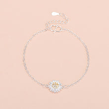 Carregar imagem no visualizador da galeria, Pulseira de pingente da sorte de prata esterlina 925 para mulheres, corrente, pulseiras redondas, moda, luxo, qualidade, joias.