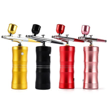 Carregar imagem no visualizador da galeria, Mini kit de compressor de ar de 0,3 mm aerógrafo para arte