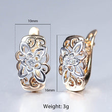 Carregar imagem no visualizador da galeria, Brinco vintage com flor
