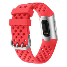Carregar imagem no visualizador da galeria, Para Fitbit Charge 3 frontier/clássico Alça de banda pulso de silicone macio pulseira de substituição
