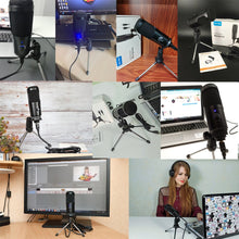 Carregar imagem no visualizador da galeria, Microfone Profissional Mic com Shock Mount
