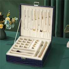 Carregar imagem no visualizador da galeria, Caixa Organizadora de Jóias Grande Armazenamento Com Fechadura
