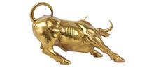 Carregar imagem no visualizador da galeria, Estatueta  Golden Wall Street Bull
