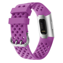 Carregar imagem no visualizador da galeria, Para Fitbit Charge 3 frontier/clássico Alça de banda pulso de silicone macio pulseira de substituição
