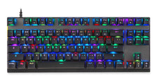 Carregar imagem no visualizador da galeria, Teclado mecânico 87 teclas com fio rgb luz de fundo
