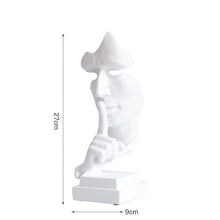 Carregar imagem no visualizador da galeria, Estátua ornamento abstrato Silêncio
