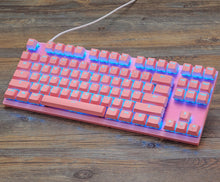 Carregar imagem no visualizador da galeria, Teclado mecânico 87 teclas com fio rgb luz de fundo
