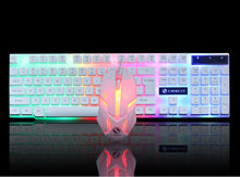 Carregar imagem no visualizador da galeria, Teclado e mouse para jogos com fio USB PC arco-íris colorido
