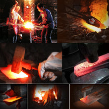 Carregar imagem no visualizador da galeria, Faca de chef de cozinha forjadas feitas à mão em aço folheado com alto teor de carbono
