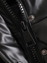 Carregar imagem no visualizador da galeria, Parkas curtas femininas, moda, jaqueta elegante, roupas com zíper

