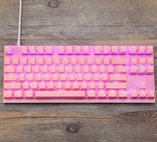 Carregar imagem no visualizador da galeria, Teclado mecânico 87 teclas com fio rgb luz de fundo
