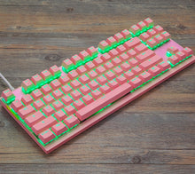 Carregar imagem no visualizador da galeria, Teclado mecânico 87 teclas com fio rgb luz de fundo
