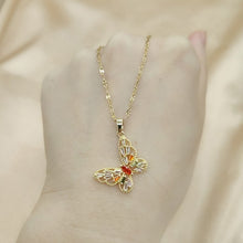 Carregar imagem no visualizador da galeria, Colar para mulheres Jóias com pingente de zircão Colar de aço inoxidável
