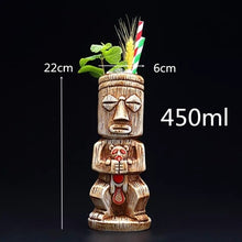 Carregar imagem no visualizador da galeria, Caneca de cerâmica Tiki criativa de porcelana
