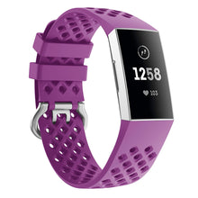 Carregar imagem no visualizador da galeria, Para Fitbit Charge 3 frontier/clássico Alça de banda pulso de silicone macio pulseira de substituição
