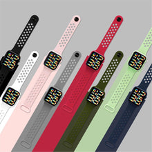 Carregar imagem no visualizador da galeria, LED Relógio de Pulso - Pulseira de Silicone
