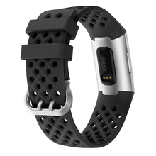 Carregar imagem no visualizador da galeria, Para Fitbit Charge 3 frontier/clássico Alça de banda pulso de silicone macio pulseira de substituição
