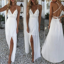 Carregar imagem no visualizador da galeria, Vestido elegante com retalho de renda
