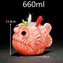 Carregar imagem no visualizador da galeria, Caneca de cerâmica Tiki criativa de porcelana
