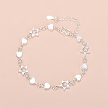 Carregar imagem no visualizador da galeria, Pulseira de pingente da sorte de prata esterlina 925 para mulheres, corrente, pulseiras redondas, moda, luxo, qualidade, joias.
