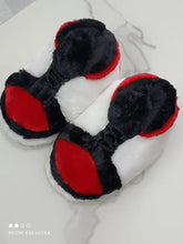 Carregar imagem no visualizador da galeria, Chinelos unissex para inverno quente para casa feminino/masculino Tamanho único Sapatos de algodão
