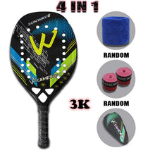 Carregar imagem no visualizador da galeria, Raquete de Tênis de Praia Camewin Adulto Profissional 4 em 1

