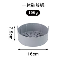 Carregar imagem no visualizador da galeria, Panela de silicone para fritadeira de ar reutilizável
